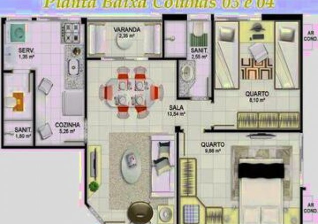 imóvel com 60m²