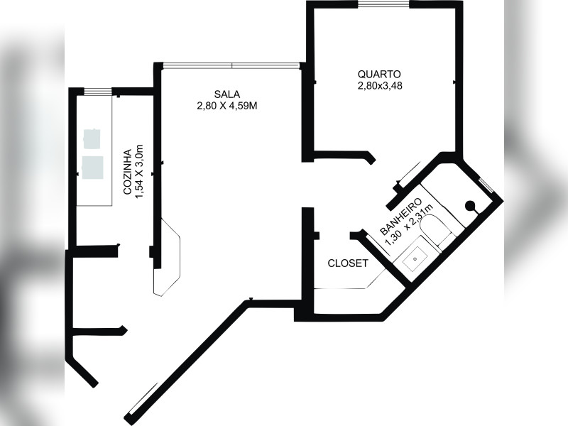 Apartamento à venda Vila Andrade com 47m² e 1 quarto por R$ 370.000 - planta-1.jpg