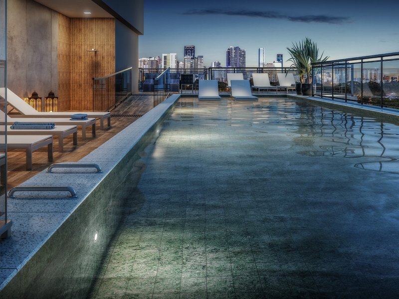 Apartamento à venda Butantã com 63m² e 2 quartos por R$ 852.000 - 1386871180-piscina-no-rooftop.jpg