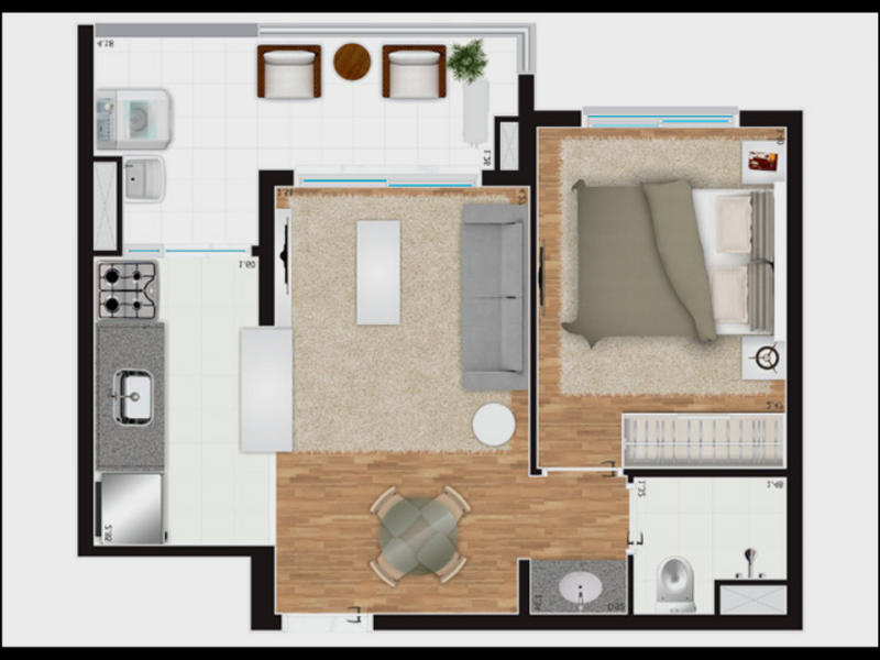 imóvel com 40m² - Brás - São Paulo