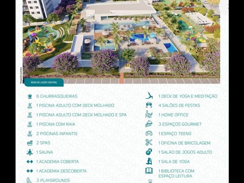 Apartamento à venda Centro com 97m² e 3 quartos por R$ 705.000 - 1274656736-condominio.jpg
