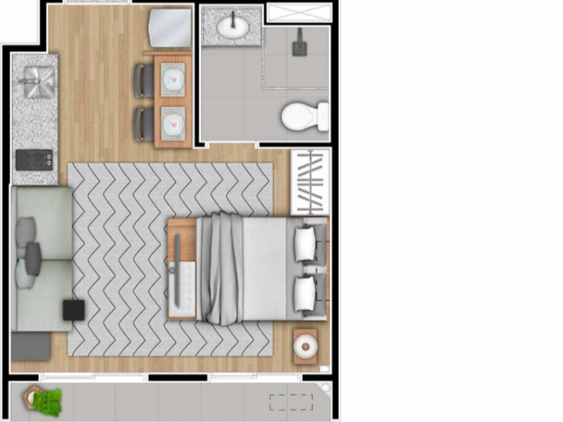 imóvel com 25m² - Bela Vista - São Paulo