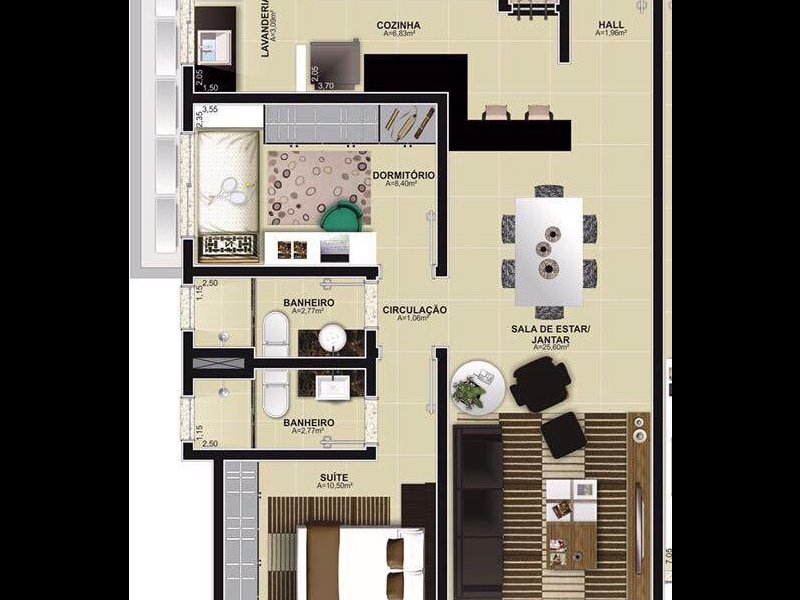 imóvel com 75m² - Centro - Passo Fundo