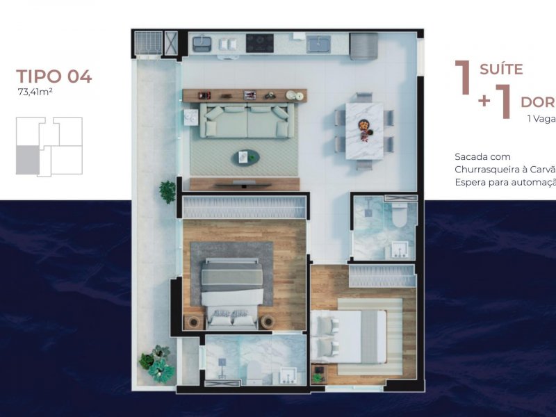 Apartamento à venda Praia Brava com 73m² e 2 quartos por R$ 730.000 - 960736073-9.jpg