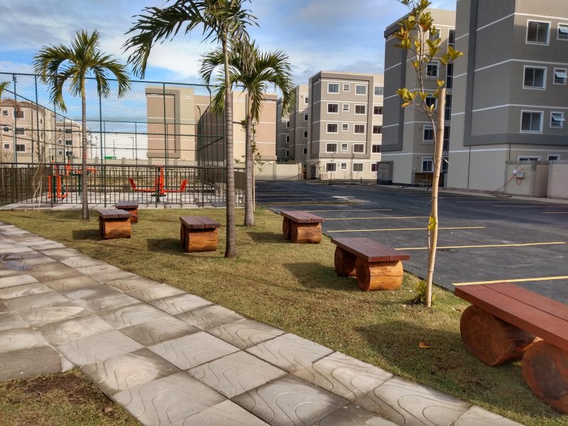 Apartamento para alugar Campo Grande com 40m² e 2 quartos por R$ 900 - 526998760-area-comum.jpg