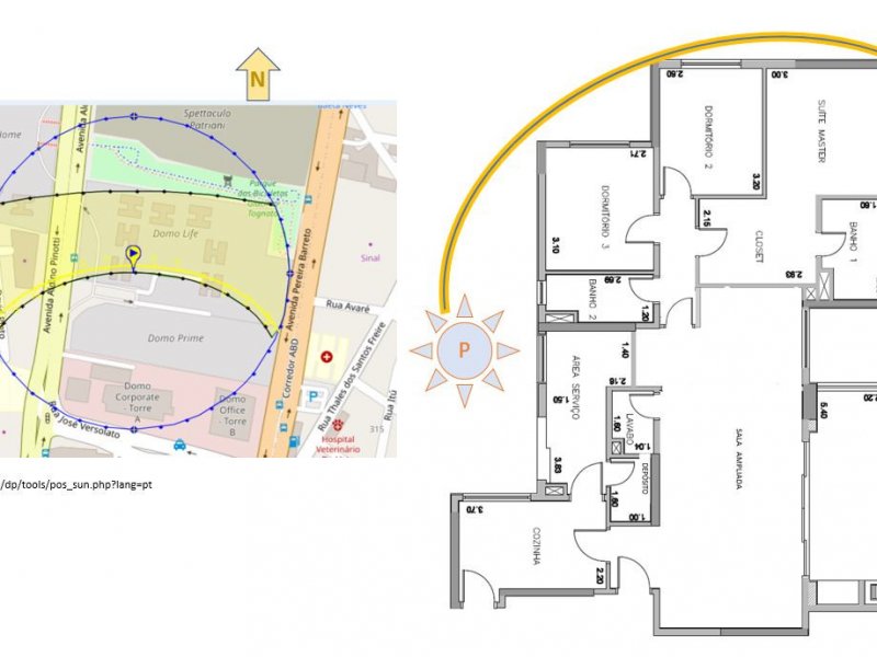 Apartamento à venda Centro com 123m² e 3 quartos por R$ 960.000 - 331960662-planta-e-sol.JPG
