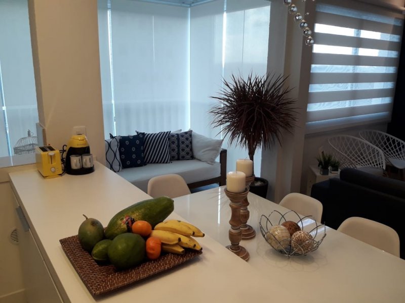 Apartamento à venda Alphaville Empresarial com 47m² e 1 quarto por R$ 510.000 - 1865747126-bancada-e-varanda.jpg