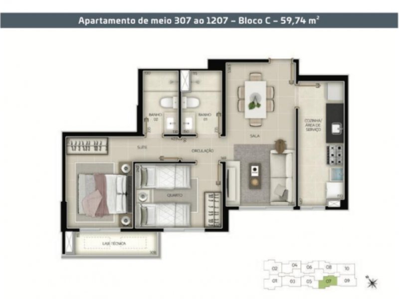 Apartamento à venda Centro com 57m² e 2 quartos por R$ 80.000 - 1946944479-photo-2021-12-15-23-22-31.jpg