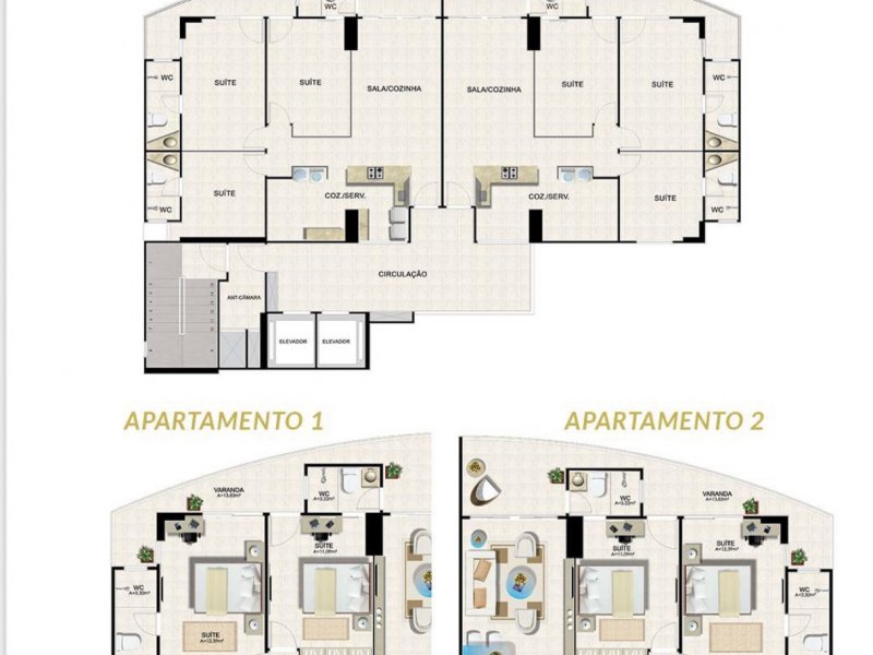 Apartamento à venda Meireles com 93m² e 3 quartos por R$ 720.608 - 1197996653-8e87b4cd-6b8e-436d-ae9d-c46d881b9dce.jpeg