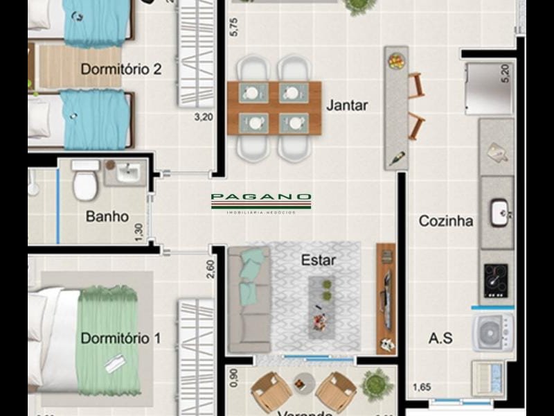Apartamento à venda Ipiranga com 54m² e 2 quartos por R$ 200.000 - 1969008643-img-20211013-wa0027.jpg