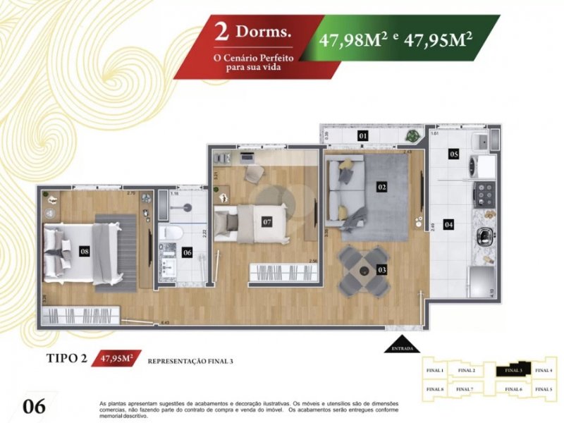 Apartamento à venda Vila Sonia com 47m² e 2 quartos por R$ 230.000 - 434484103-c1d98b34-b5cf-4806-b675-18365103c299.jpeg