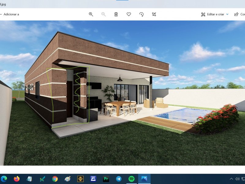 Casa de condomínio à venda centro com 154m² e 3 quartos por R$ 580.000 - 1730906191-area-gurm.jpg