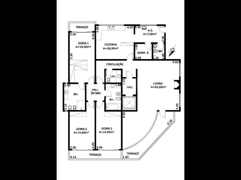 Apartamento à venda Vila Alexandria com 249m² e 3 quartos por R$ 1.390.000 - 1785031308-planta.jpg