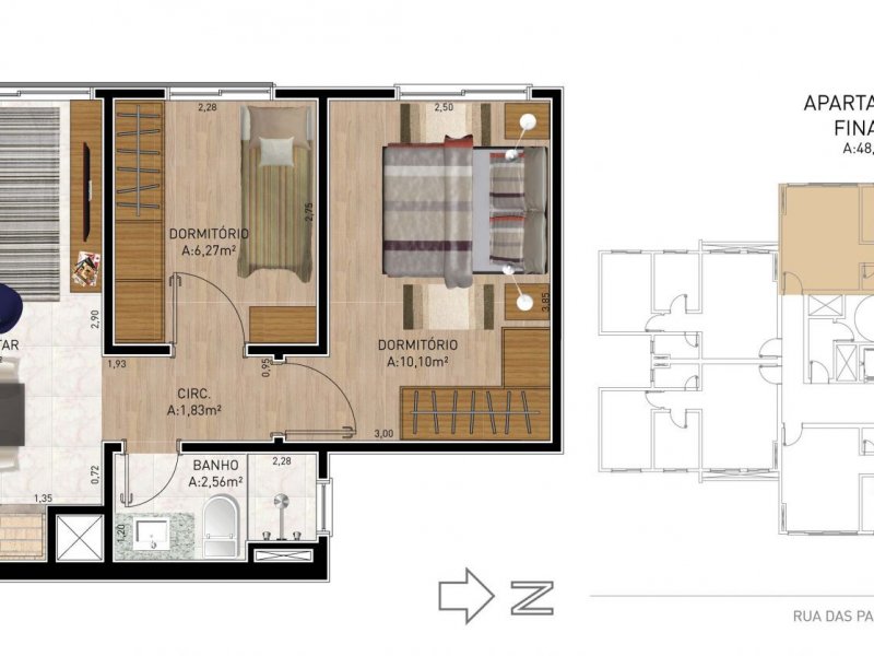 Apartamento à venda Petrópolis com 75m² e 2 quartos por R$ 220.000 - 667994842-100-20160614154018-block-final-5-imagem.jpg