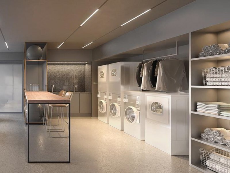 Studio à venda Sumaré com 27m² e 1 quarto por R$ 392.879 - 126360091-08-lavanderia.jpg