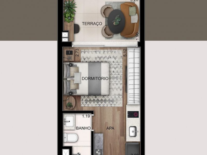 Studio à venda Sumaré com 27m² e 1 quarto por R$ 392.879 - 644294458-12-unidade-planta.jpg