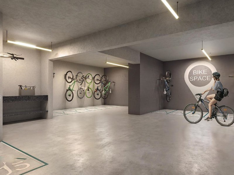 Studio à venda Sumaré com 27m² e 1 quarto por R$ 392.879 - 70223421-10-bicicletario.jpg