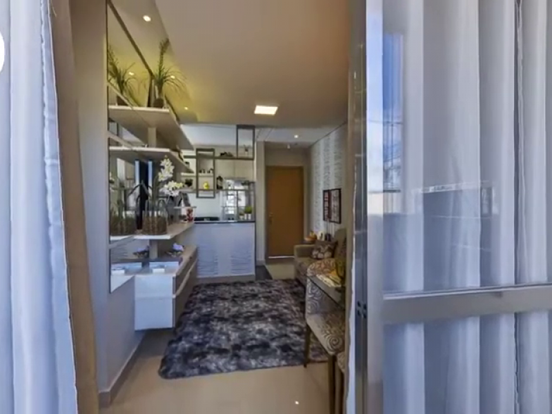 Apartamento à venda Centro com 47m² e 2 quartos por R$ 260.000 - 313648923-sala-varanda.png