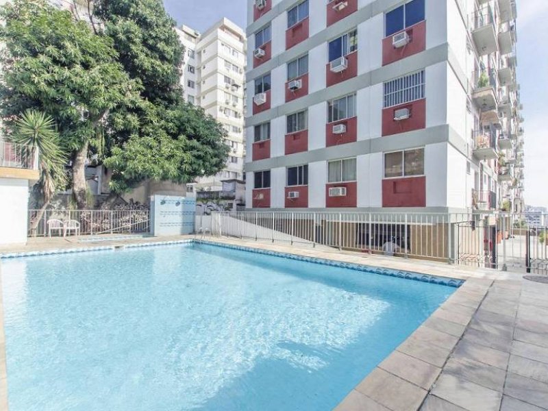 Apartamento à venda Tijuca com 60m² e 3 quartos por R$ 330.000 - 1100720437-piscina.jpg