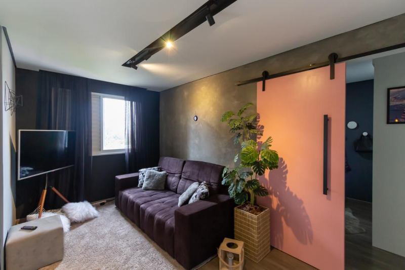 Apartamento à venda Vila Andrade com 56m² e 1 quarto por R$ 400.000 - 1159439741-sala-tv.png
