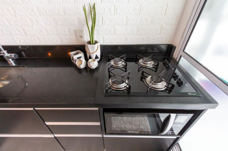 Apartamento à venda Vila Andrade com 56m² e 1 quarto por R$ 400.000 - 760664600-cozinha.jpg