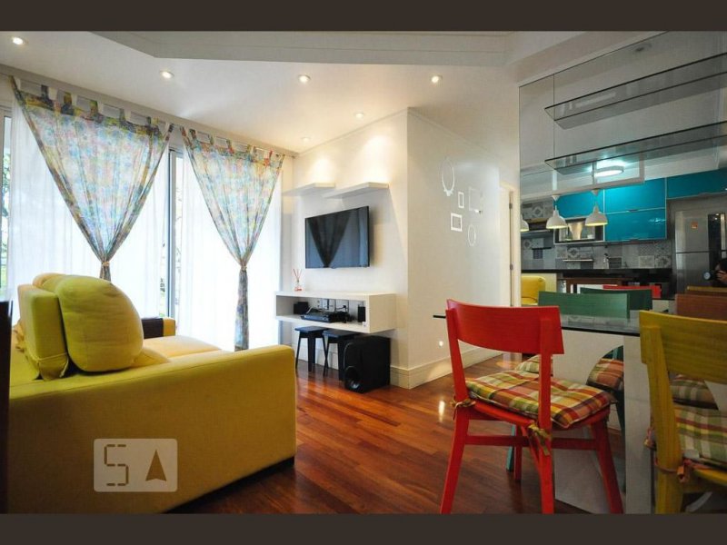 Apartamento à venda Chácara Santo Antônio (Zona Sul) com 52m² e 2 quartos por R$ 650.000 - 1360340782-sala-1.jpeg