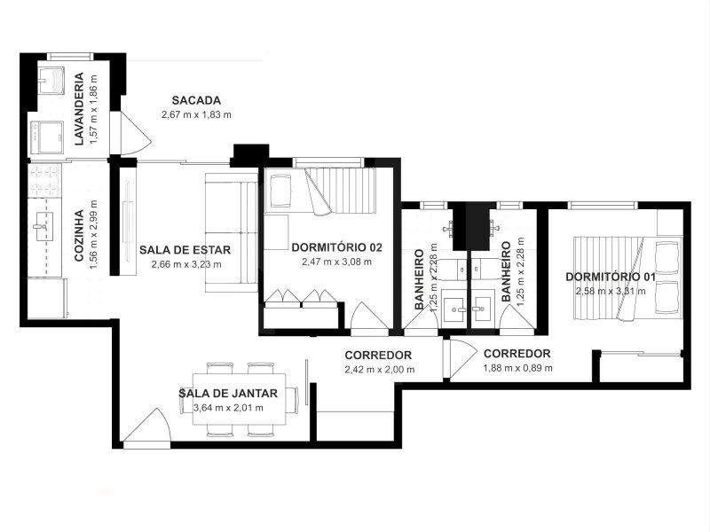 Apartamento à venda Vila Anastácio com 66m² e 2 quartos por R$ 768.900 - 534952172-d9f3318b-135d-49cf-8ab4-9b40c11f95ec.jpeg