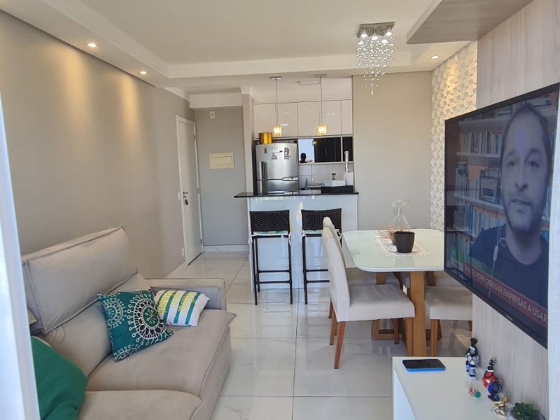 Apartamento à venda Jardim Ipaussurama com 64m² e 3 quartos por R$ 465.000 - 540548122-sala-da-sacada.jpeg