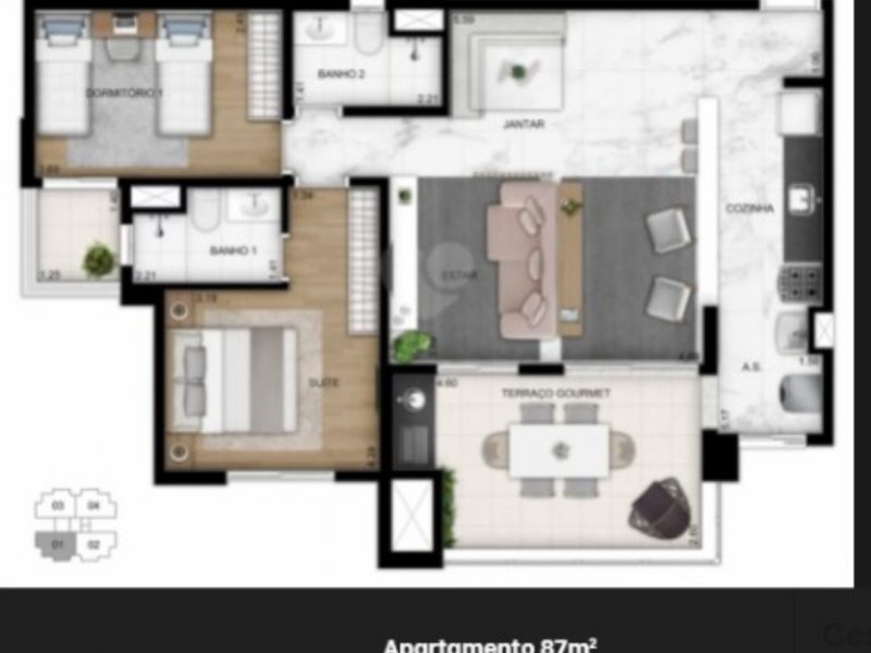 Apartamento à venda Vila Bastos com 87m² e 2 quartos por R$ 730.000 - 568281406-screenshot-20220315-225758-whatsapp.jpg