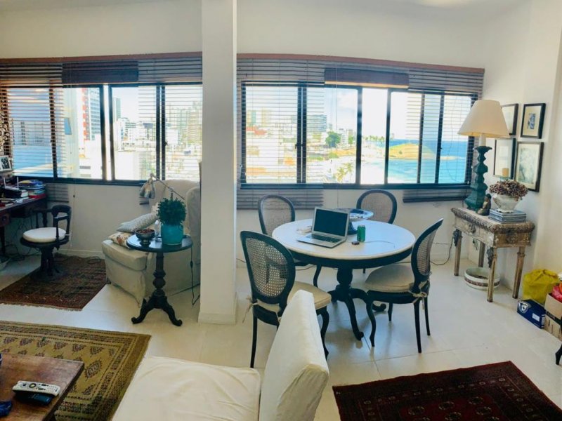 Apartamento à venda Barra com 128m² e 2 quartos por R$ 825.000 - 1060988685-sala-mobiliada-ii.jpeg