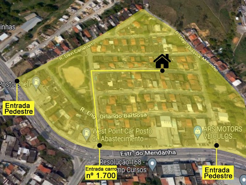 Casa à venda Campo Grande com 150m² e 3 quartos por R$ 390.000 - 1285231409-mapa-entrada.jpg