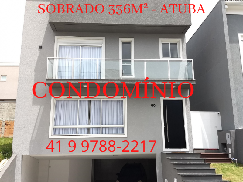 Casa de condomínio à venda Atuba com 400m² e 4 quartos por R$ 2.500.000 - 1838996237-sobrado-atuba.png