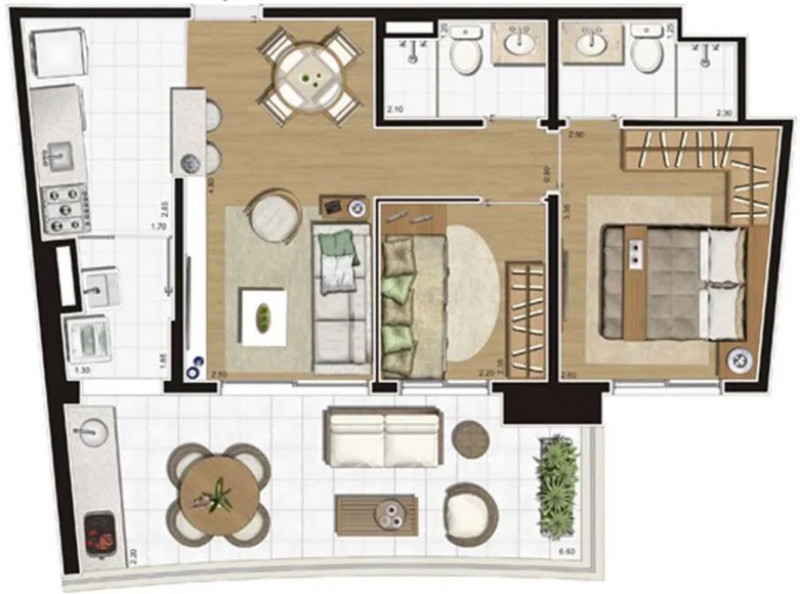 Apartamento à venda Pinheiros com 70m² e 2 quartos por R$ 1.700.000 - 1129335061-img-2328.jpeg