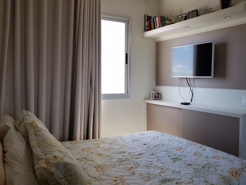 Apartamento à venda Vila Adélia com 66m² e 3 quartos por R$ 340.000 - 166193871-suite.jpg