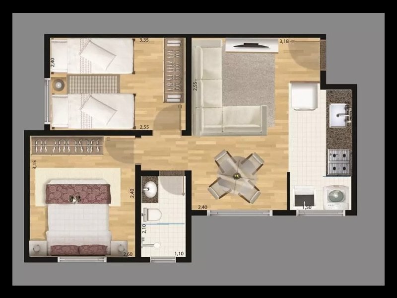 Apartamento à venda Cachoeira com 41m² e 2 quartos por R$ 175.000 - 796513594-img-2810.JPEG