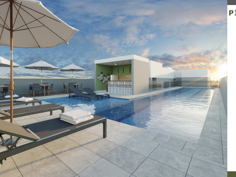 Apartamento à venda São Cristóvão com 35m² e 1 quarto por R$ 250.000 - 2-piscina2.jpg