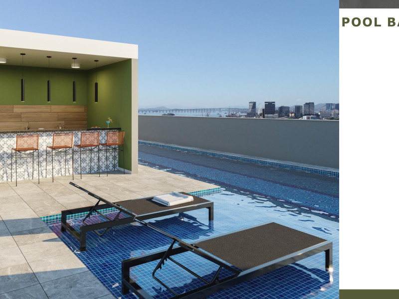 Apartamento à venda São Cristóvão com 35m² e 1 quarto por R$ 250.000 - 2-poolbar.jpg