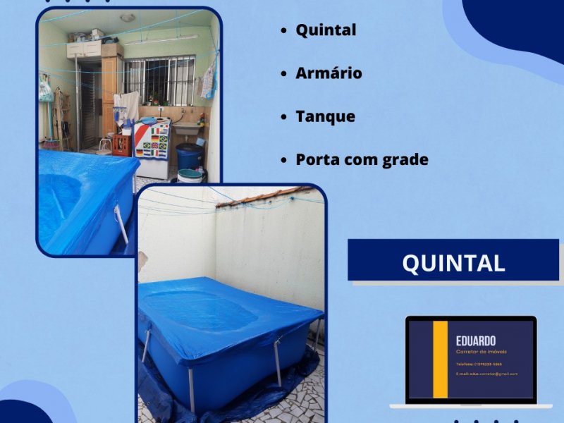 Casa à venda Parque São Lucas com 63m² e 2 quartos por R$ 399.000 - 1325121410-quintal.jpeg