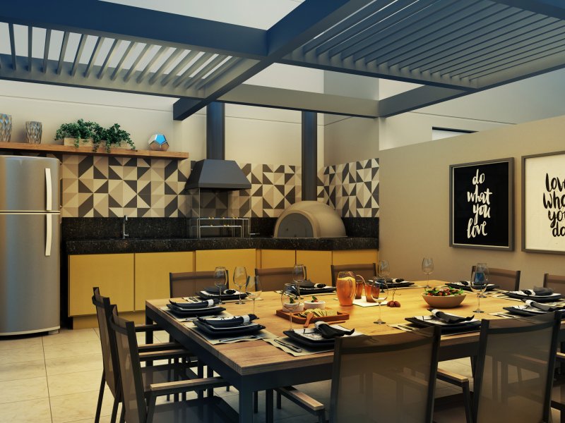 Apartamento à venda Jardim Audir com 54m² e 2 quartos por R$ 250.000 - 1973989788-tagim-kennedy-ext-gourmet-t04-final-1.jpg