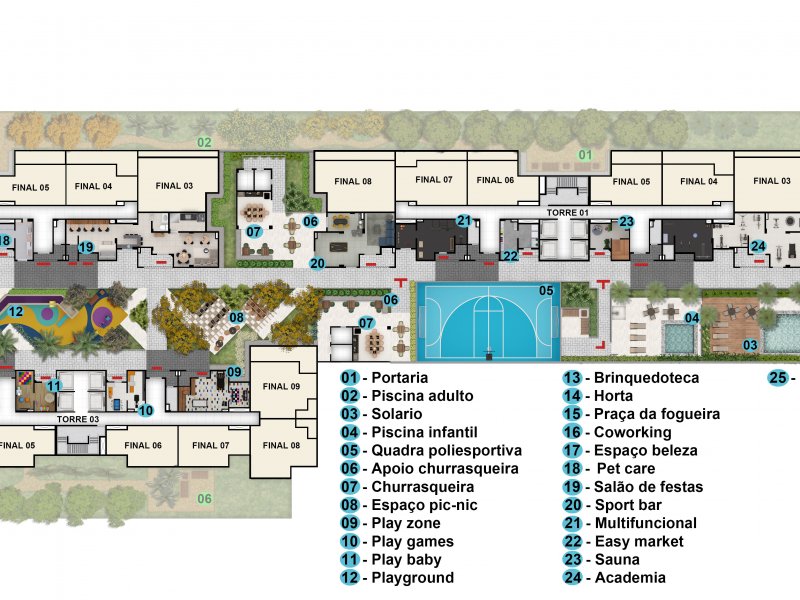 Apartamento à venda Usina Piratininga com 40m² e 2 quartos por R$ 240.000 - 1566340648-implantacao-final.jpg