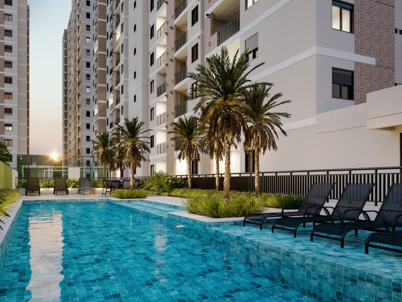 Apartamento à venda Usina Piratininga com 40m² e 2 quartos por R$ 240.000 - 200627128-yunes-fase3-piscina-final.jpg