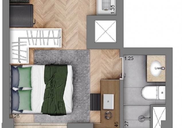 imóvel com 24m²