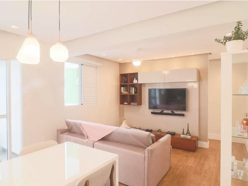 Apartamento à venda Padroeira com 55m² e 2 quartos por R$ 300.000 - 1482433903-sala-cozinha-2.png