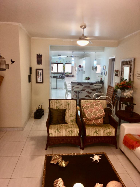 Apartamento à venda Balneário Guarujá com 145m² e 3 quartos por R$ 550.000 - 1689876966-sala-cozinha-americana.jpg
