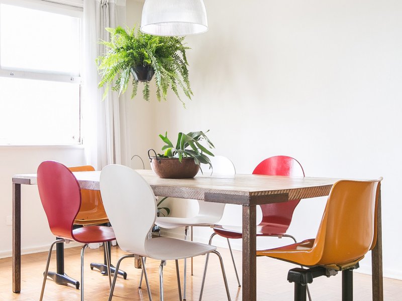 Apartamento à venda Perdizes com 123m² e 3 quartos por R$ 1.250.000 - 1714967378-03-decoracao-sala-de-jantar-cadeiras-vintage-mesa-rustica.jpg