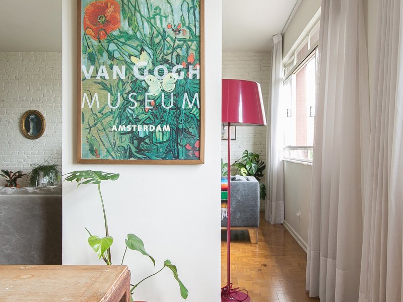 Apartamento à venda Perdizes com 123m² e 3 quartos por R$ 1.250.000 - 2079554547-04-decoracao-sala-de-jantar-mesa-rustica-poster-van-gogh.jpg