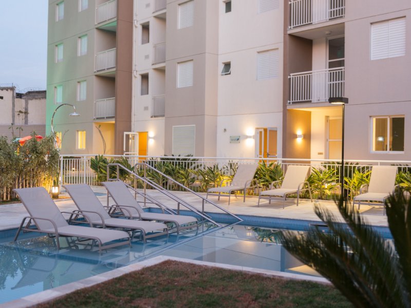 Apartamento à venda Bom Retiro com 63m² e 3 quartos por R$ 390.000 - 1483149209-piscina.jpg