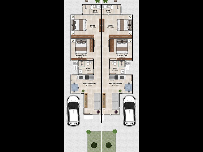 Casa à venda Areias com 80m² e 2 quartos por R$ 410.000 - 376110879-hd-residence-vi.jpg