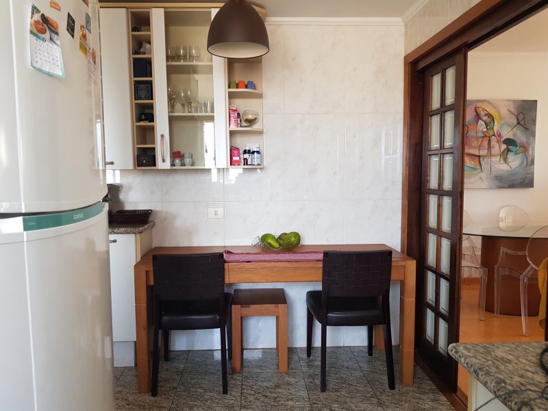 Apartamento à venda Centro com 150m² e 2 quartos por R$ 620.000 - 1396014559-f-ap-cozinha-e-sala.jpg