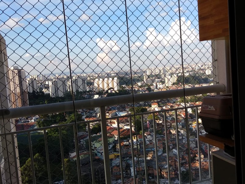 Apartamento à venda Vila Sônia do Taboão com 70m² e 3 quartos por R$ 415.000 - 520857052-varanda.jpg